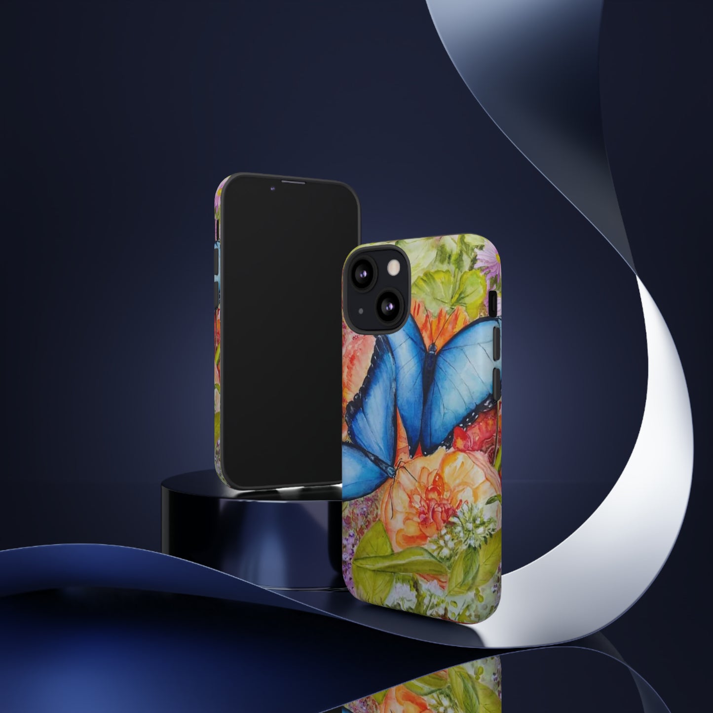 California Blue Butterfly - All IPhone and Samsung Tough Cases