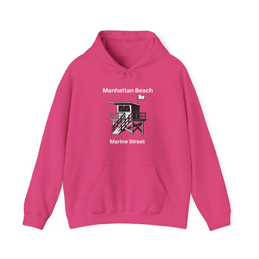 Manhattan Beach California Marine Street Unisex Heavy Blend™ Hooded Sweatshirt