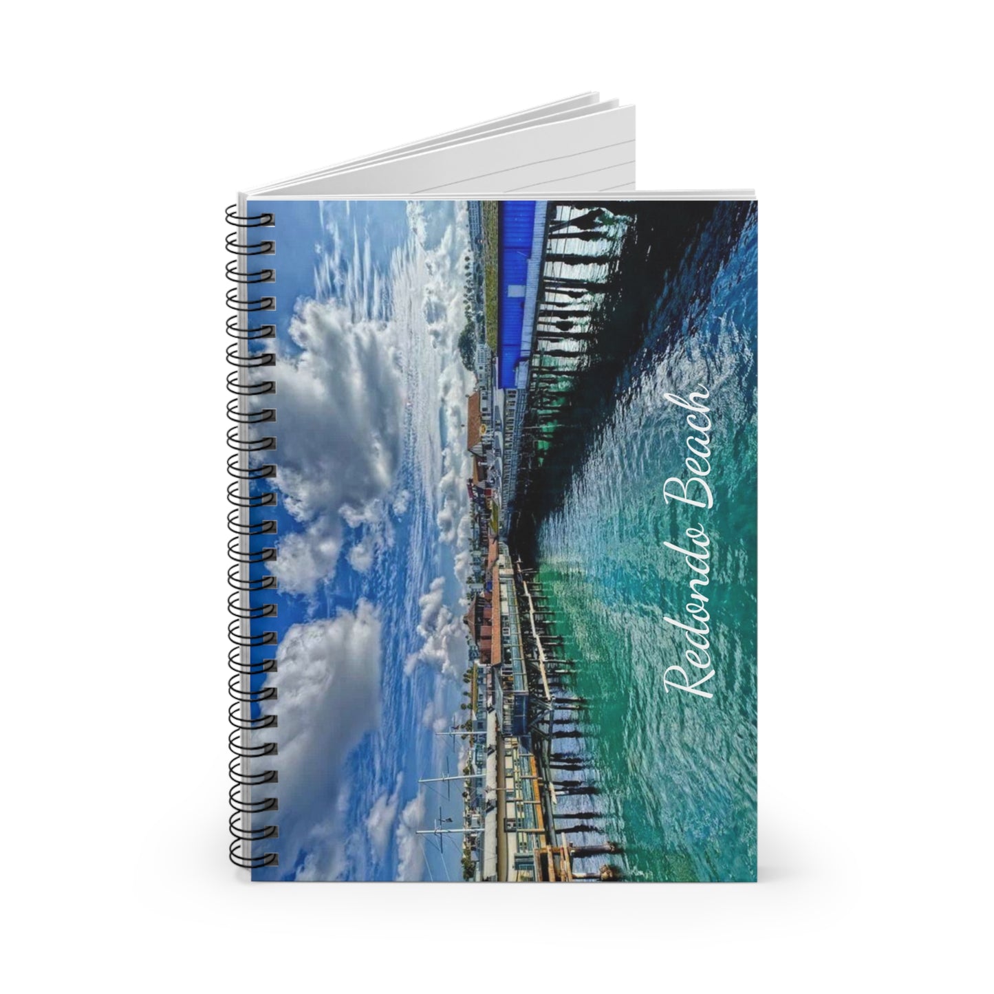 Redondo Beach California - Spiral Notebook - Ruled Line