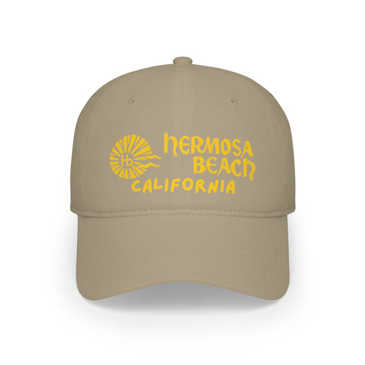 Hermosa Beach California / Low Profile Baseball Cap