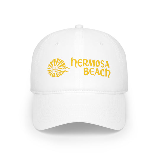 Hermosa Beach California / Low Profile Baseball Cap
