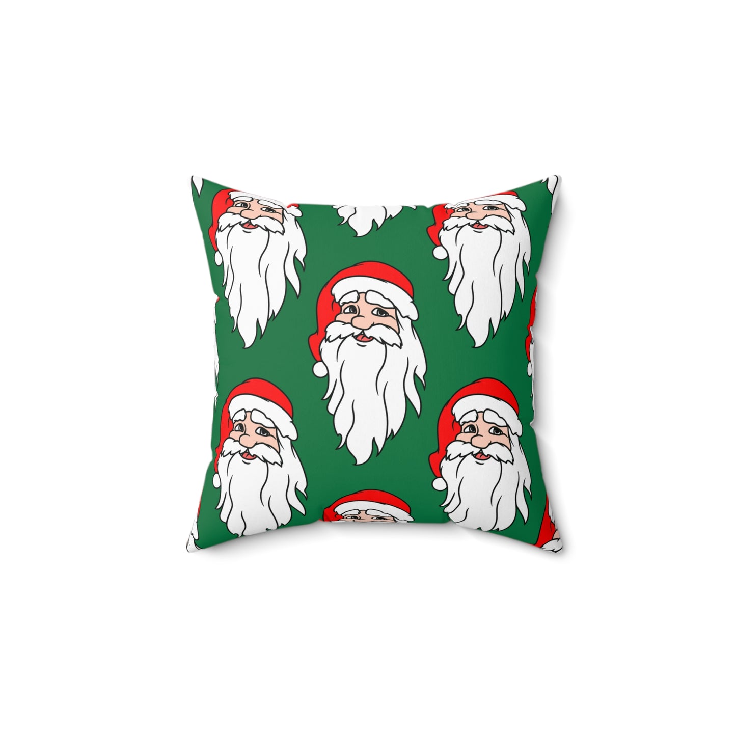 Merry Christmas - Spun Polyester Square Pillow