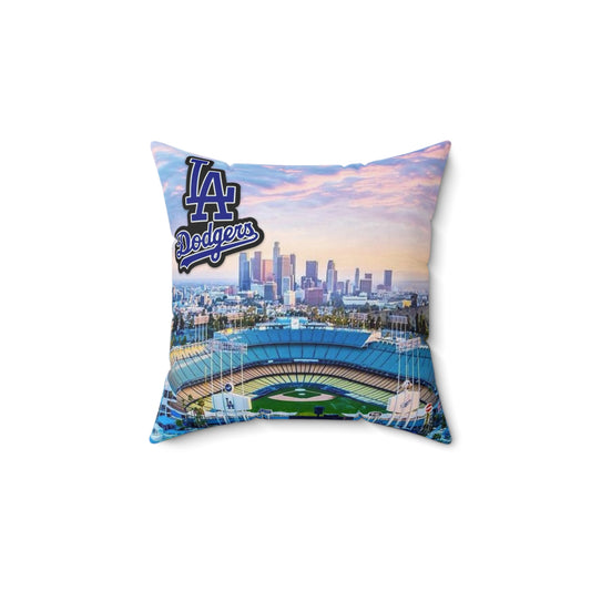 Los Angeles Dodgers Spun Polyester Square Pillow