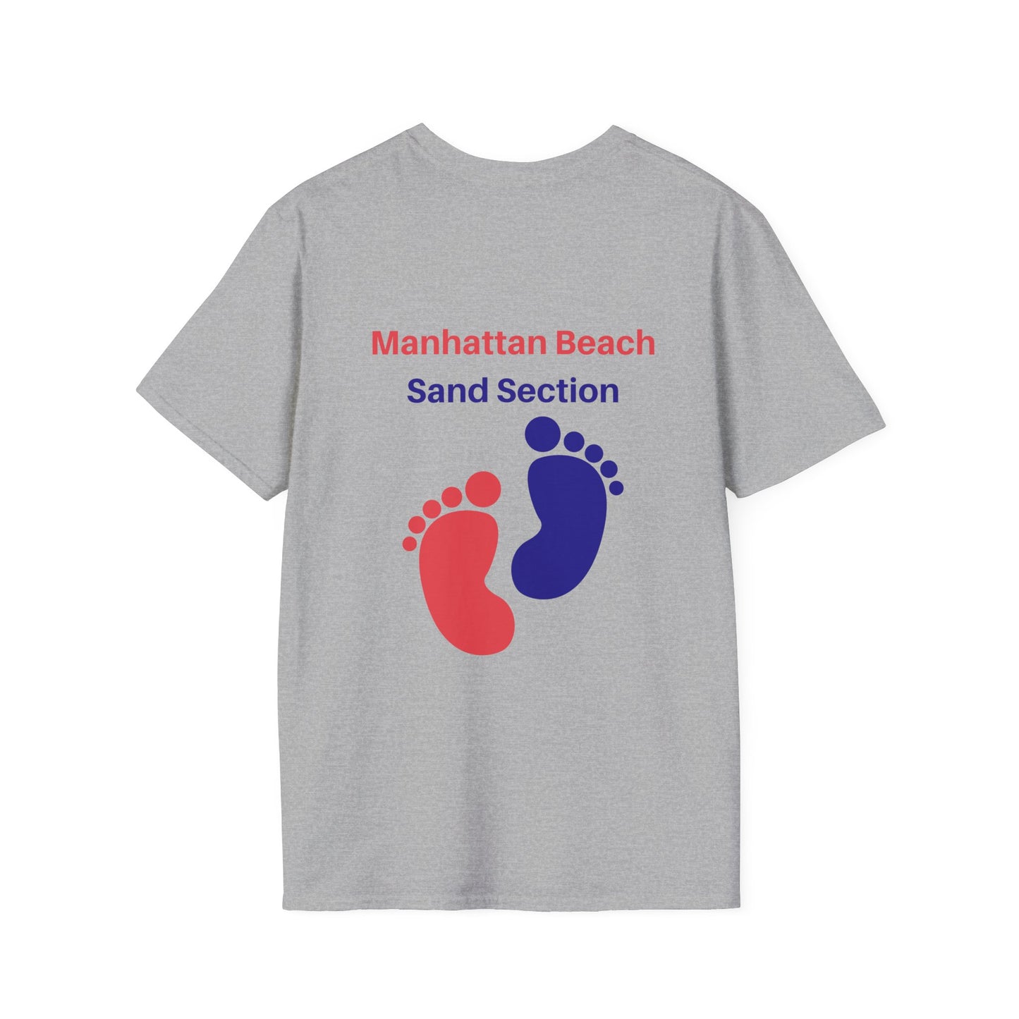 Sand Section - Manhattan Beach - California - Unisex Softstyle T-Shirt