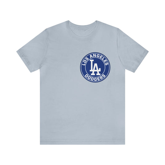 Los Angeles Dodgers (Front and Back Printing) Unisex Jersey Short Sleeve Tee