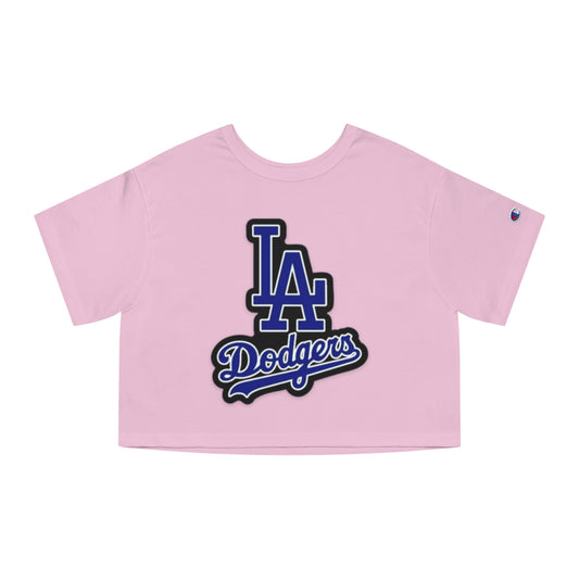 Los Angeles Dodgers Champion Women's Heritage Cropped T-Shirt