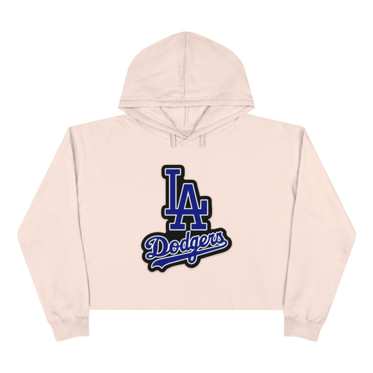 Los Angeles Dodgers Crop Hoodie