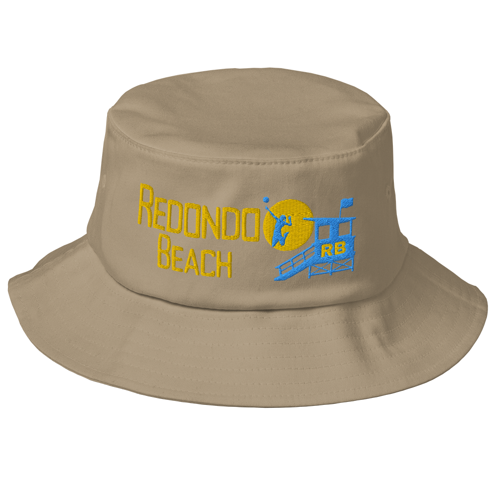 REDONDO BEACH CALIFORNIA Old School Bucket Hat