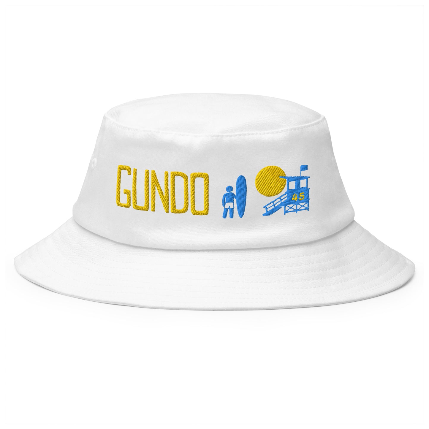 GUNDO Tower 45 Surfer El Segundo Old School Bucket Hat