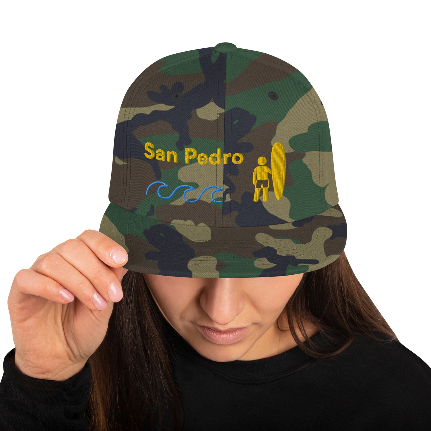 San Pedro  - California - South Bay - Snapback Hat - Surfing Style