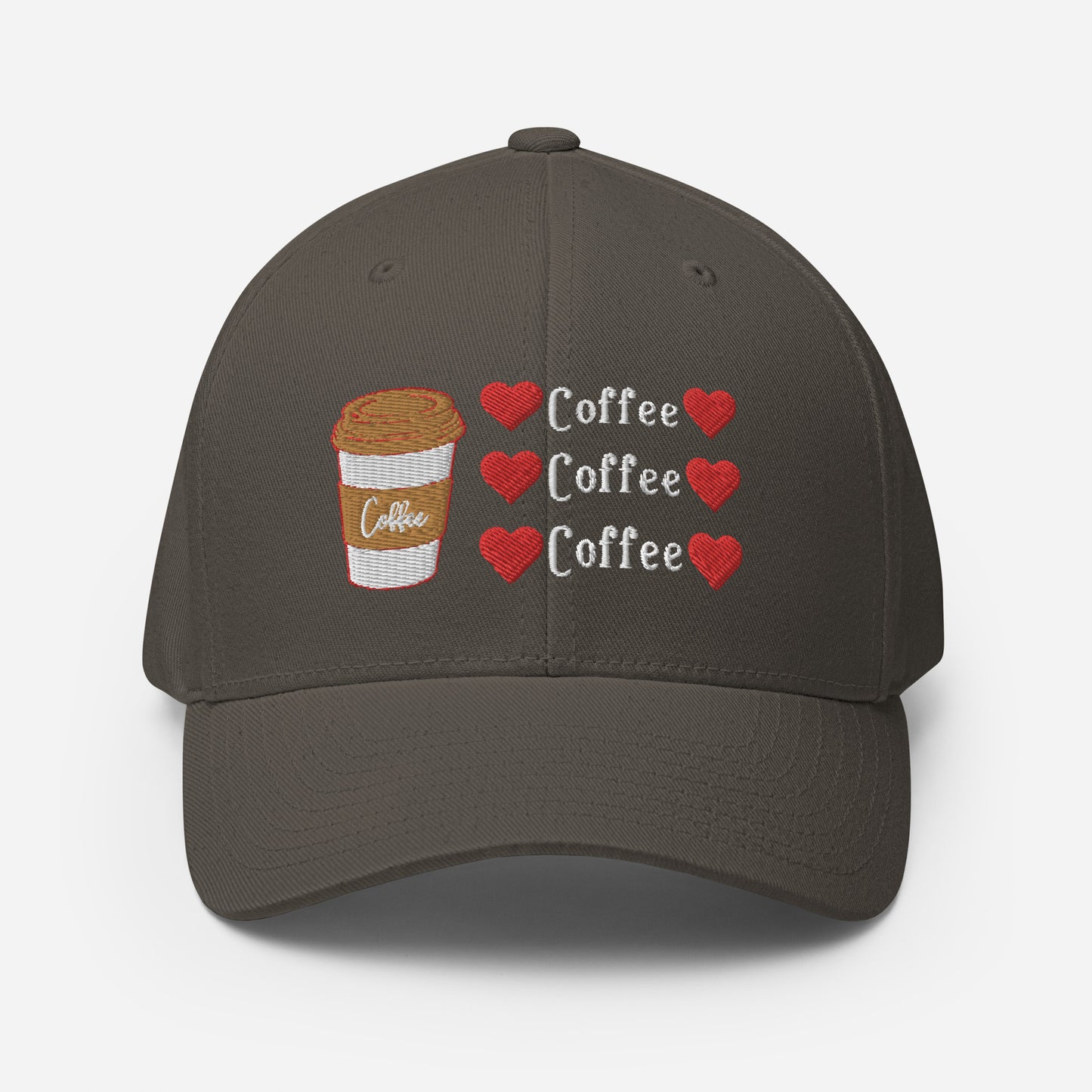 Coffee Coffee Coffee Structured Twill Cap