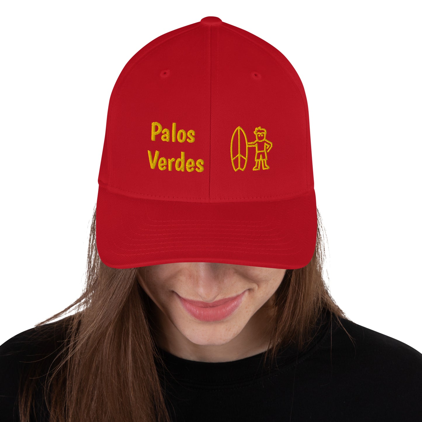 Palos Verdes Estates - California - 90274 - Structured Twill Cap (Printed Front and Back P.V.E.)