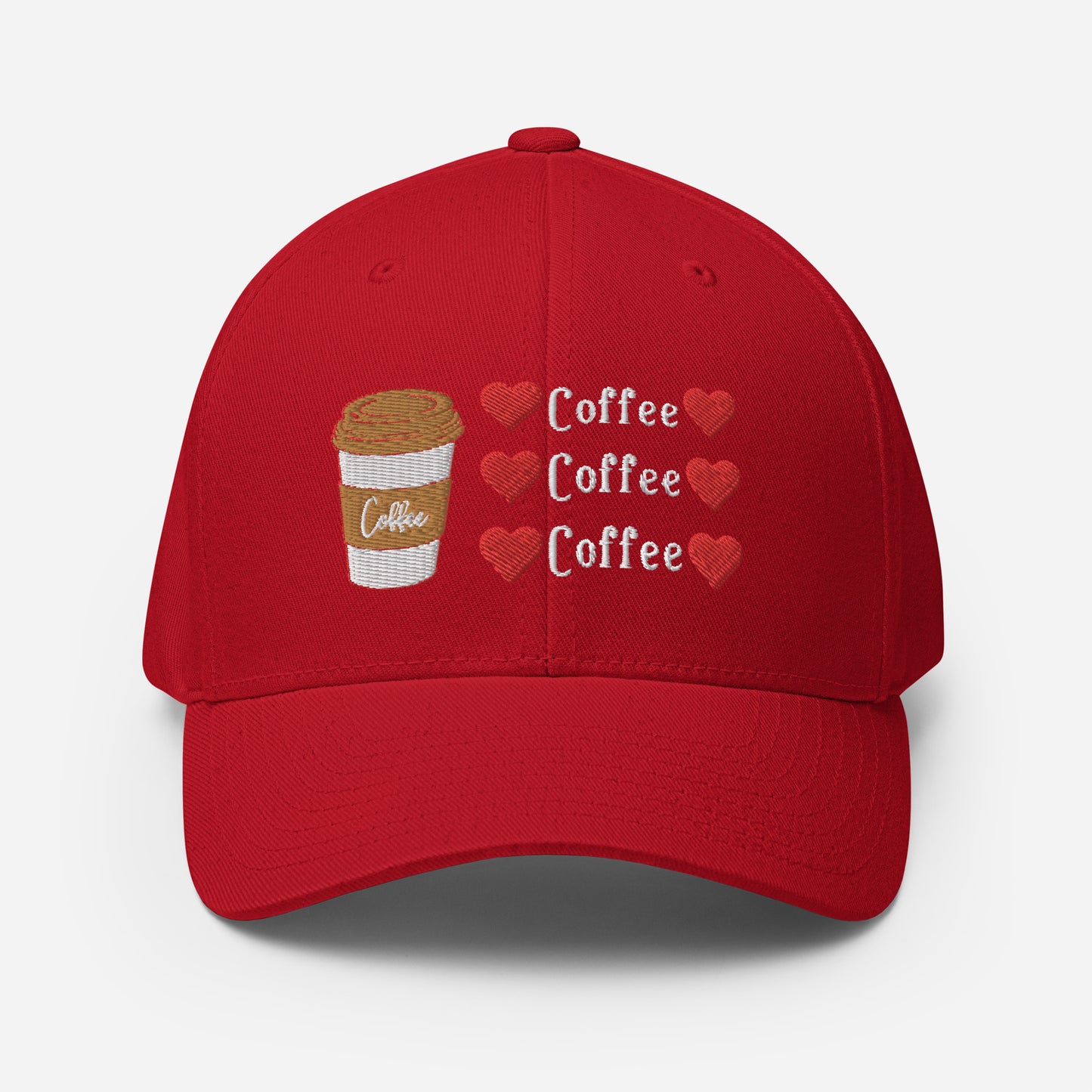 Coffee Coffee Coffee Structured Twill Cap