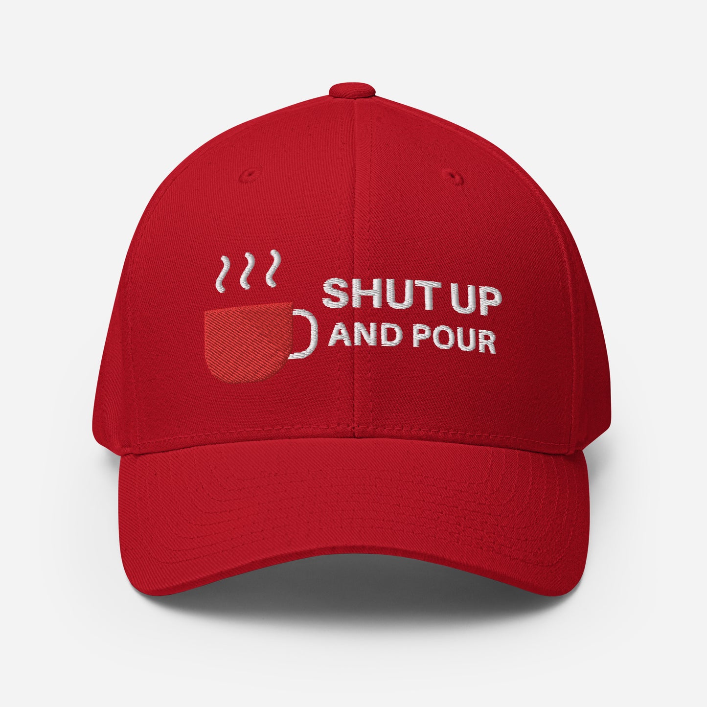SHUT UP and POUR Coffee Structured Twill Cap
