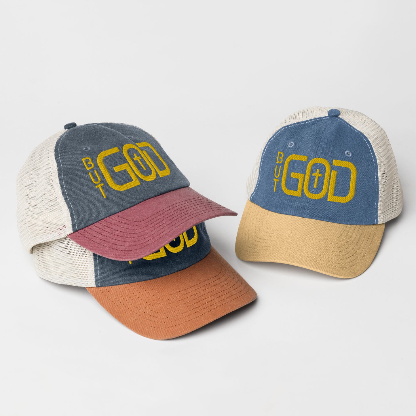But GOD - Many Colors Pigment-dyed cap