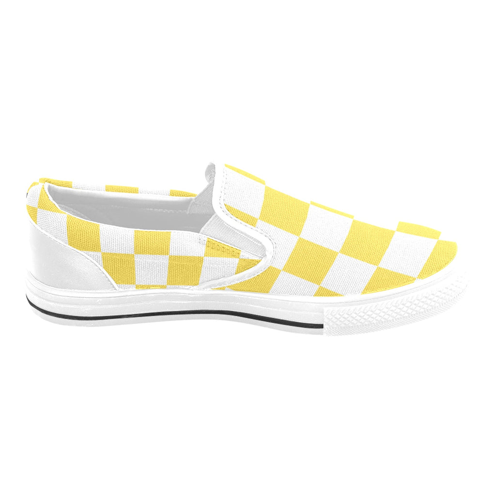 Checkerboard Slip-on Canvas Kid's Shoes (Big Kid)