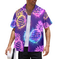 Pineapple Men's All Over Print Hawaiian Shirt Made In USA Ships to USA Only