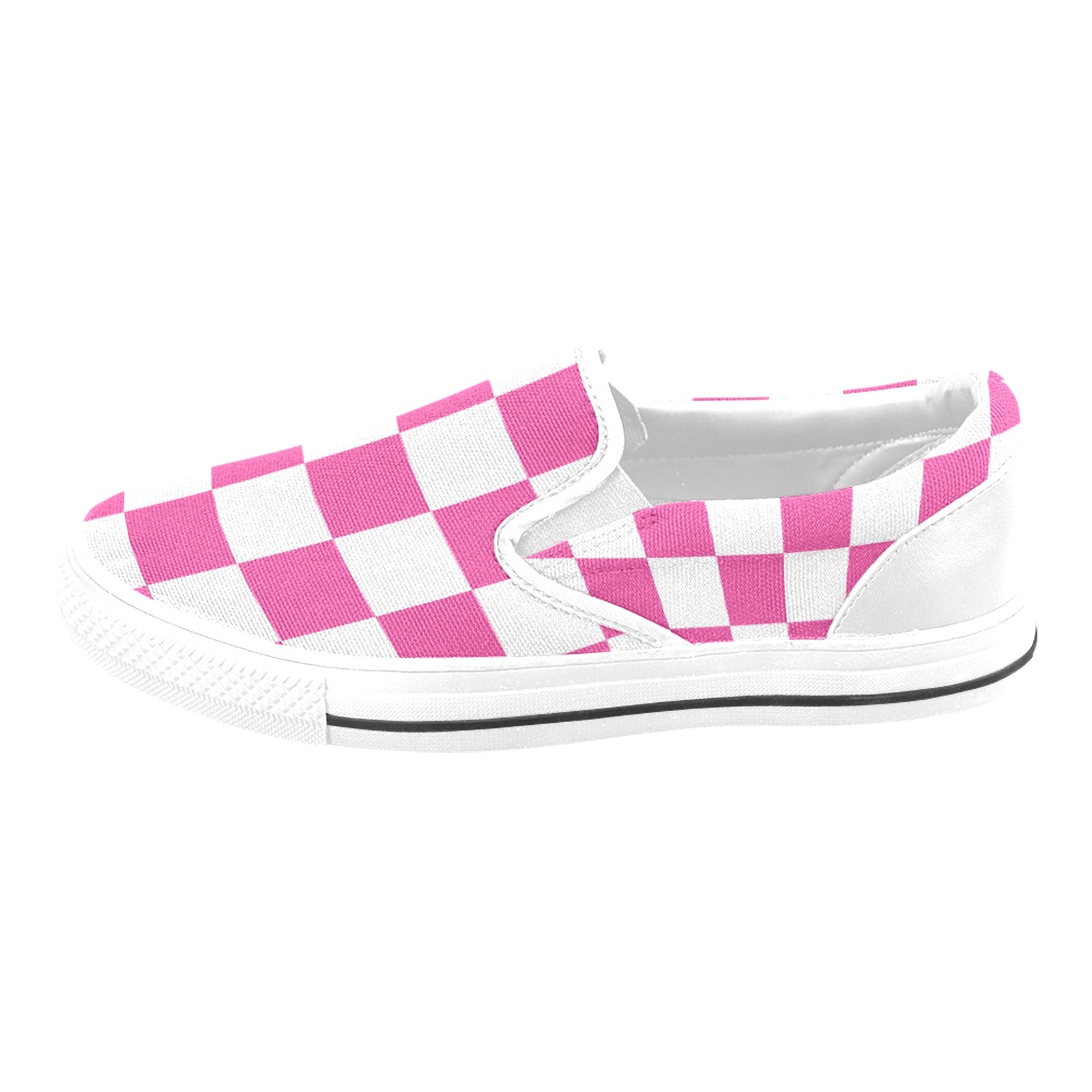 Checkerboard Slip-on Canvas Kid's Shoes (Big Kid)