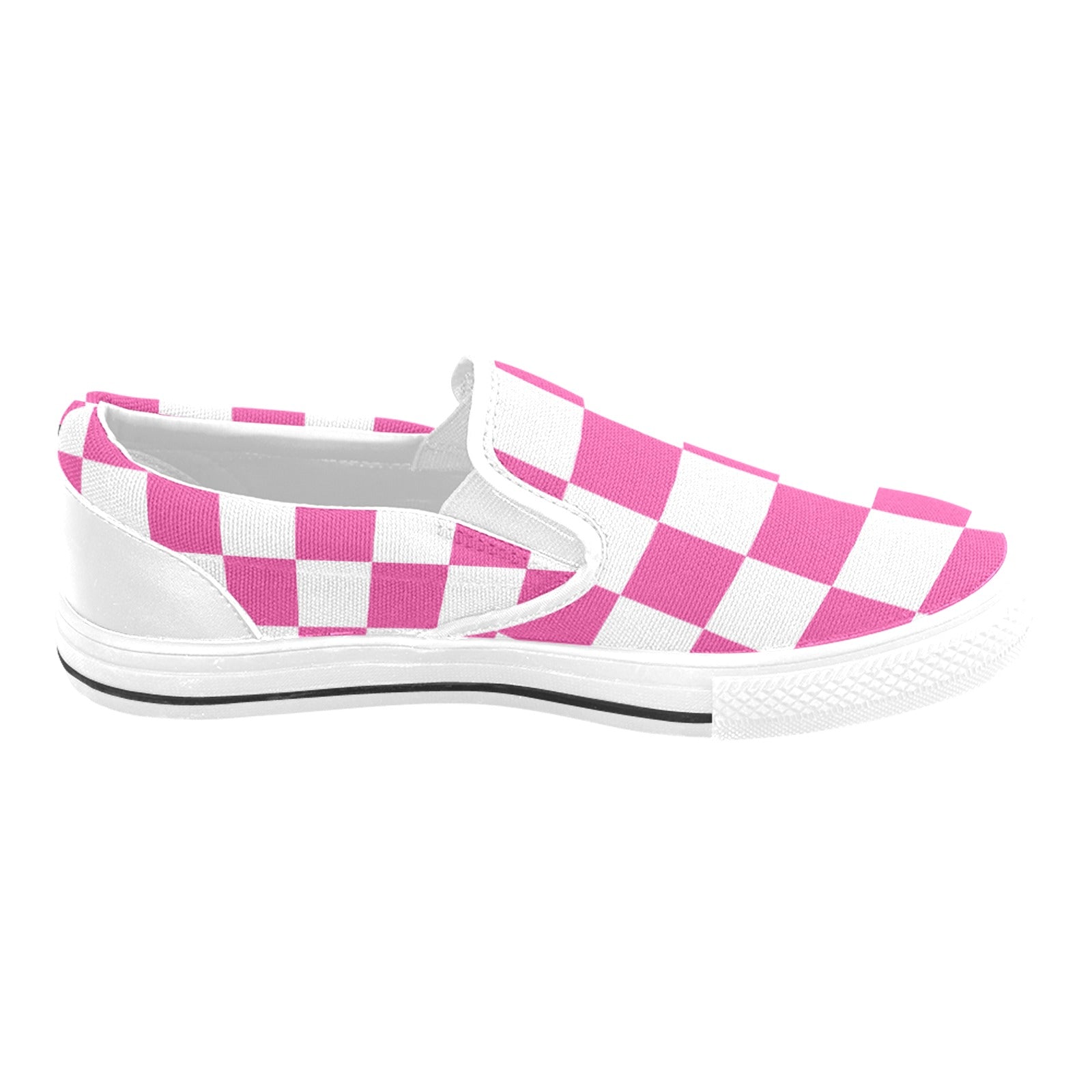 Checkerboard Slip-on Canvas Kid's Shoes (Big Kid)
