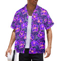 Flowers Men's All Over Print Hawaiian Shirt Made In USA Ships to USA Only