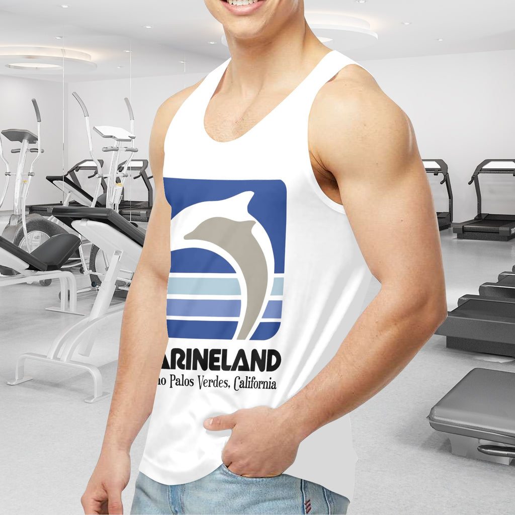 Marine Land Rancho Palos Verdes California Men's Tank Top Made in USA