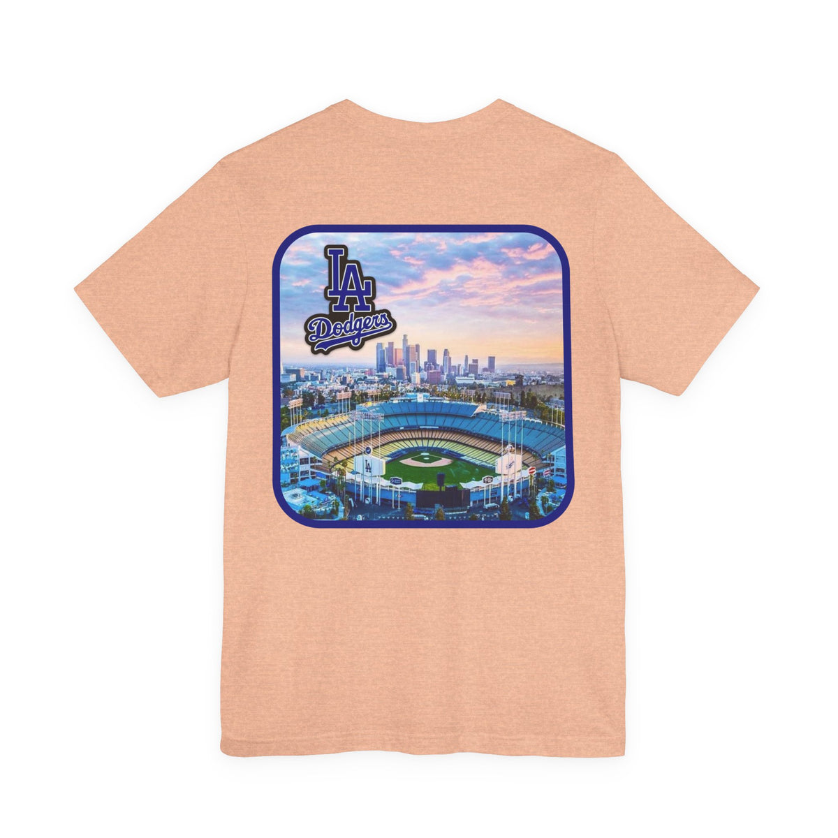 Los Angeles (Front and Back Printing) Mens Womans Jersey Short Sleeve Tee