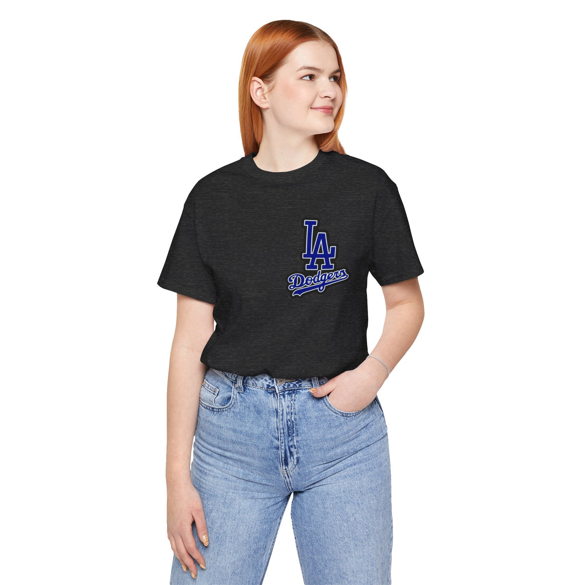 Los Angeles (Front and Back Printing) Mens Womans Jersey Short Sleeve Tee