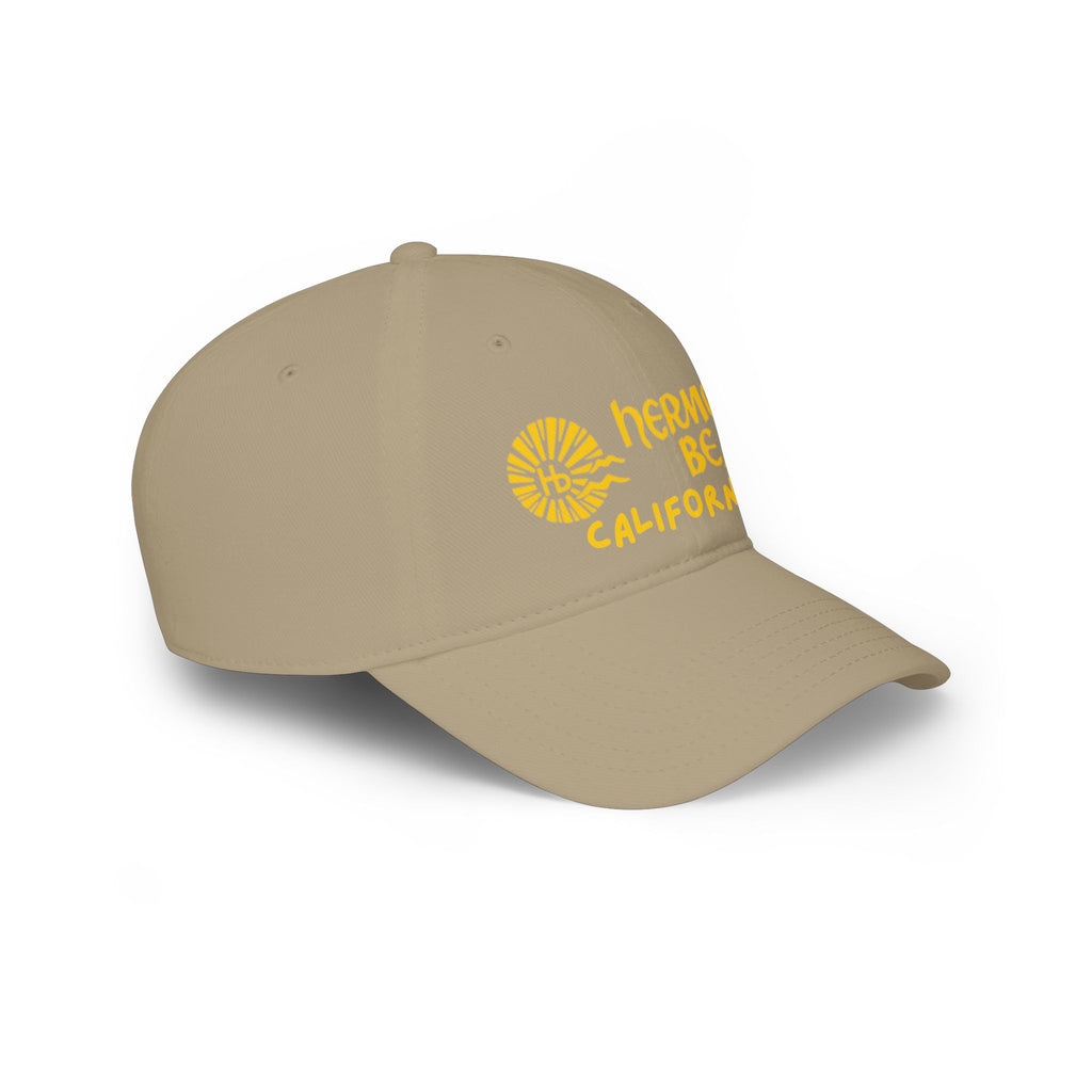 Hermosa Beach California Low Profile Baseball Cap