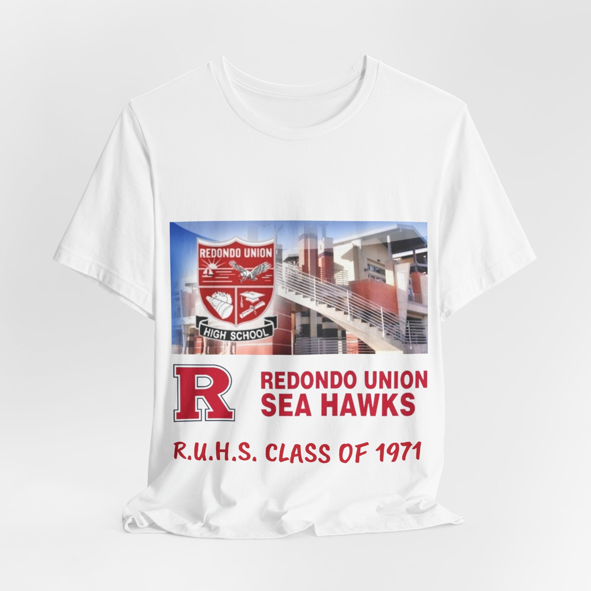 Redondo Union High School Class of 1971 - Unisex Jersey Short Sleeve Tee