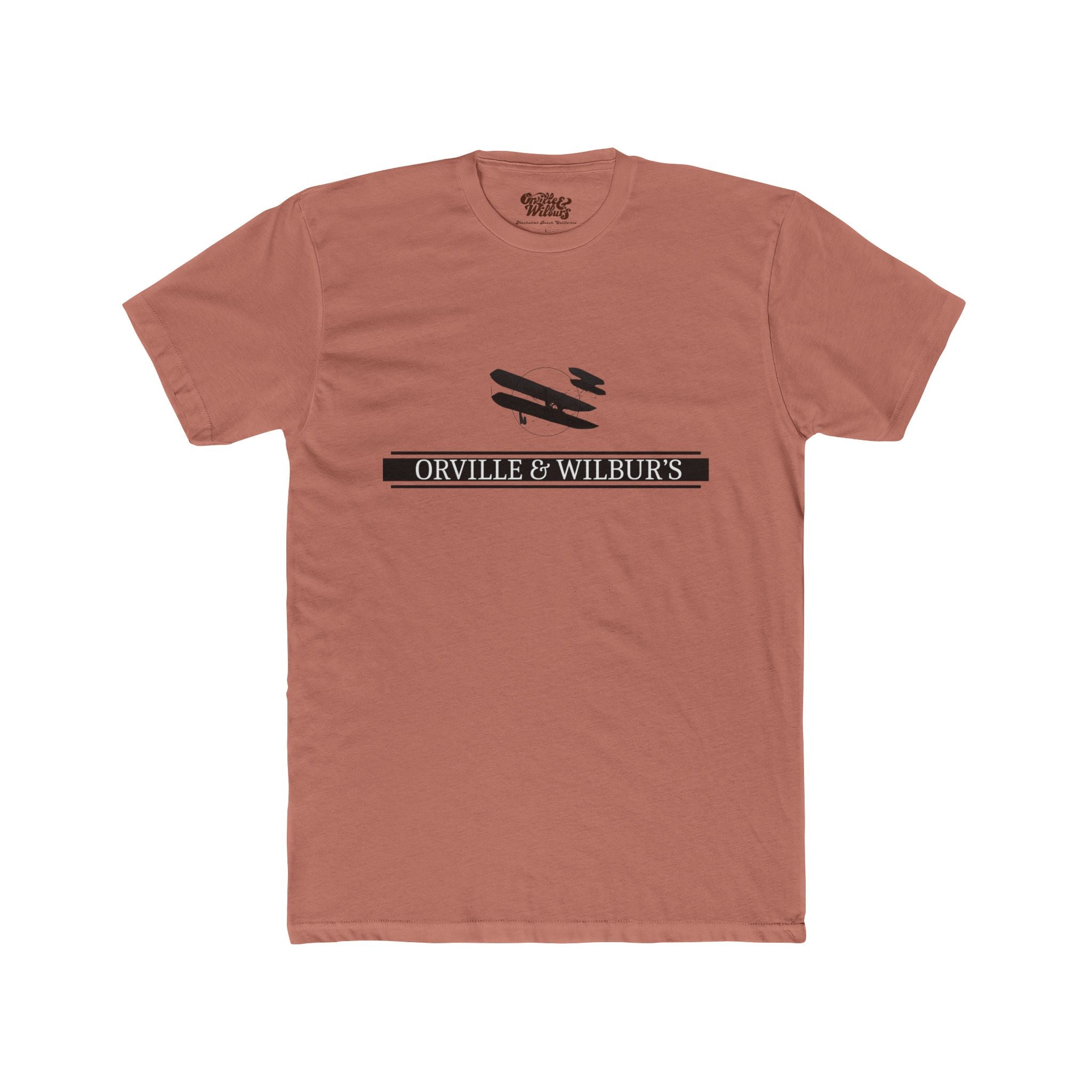 Orville and Wilburs Restaurant Manhattan Beach California Old South Bay Aviation Tee Shirt