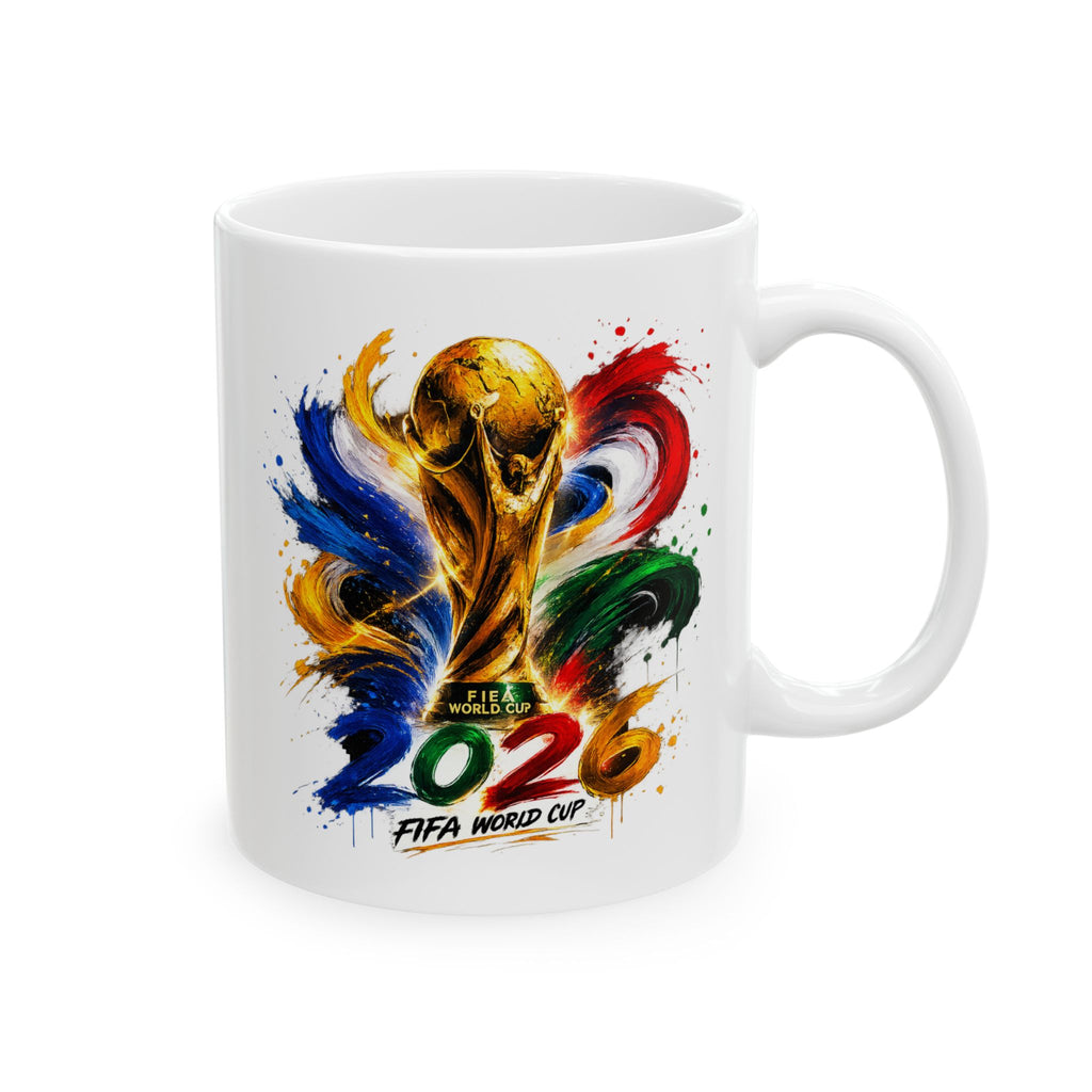 World Cup FIFA 2026 Ceramic Mug — Colorful 11oz & 15oz Coffee Cup