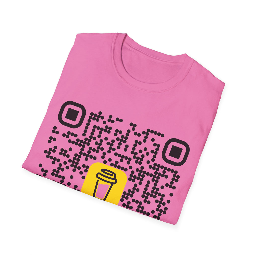 QR Code Coffee Tee — Scan-to-Order Coffee Shop T-Shirt