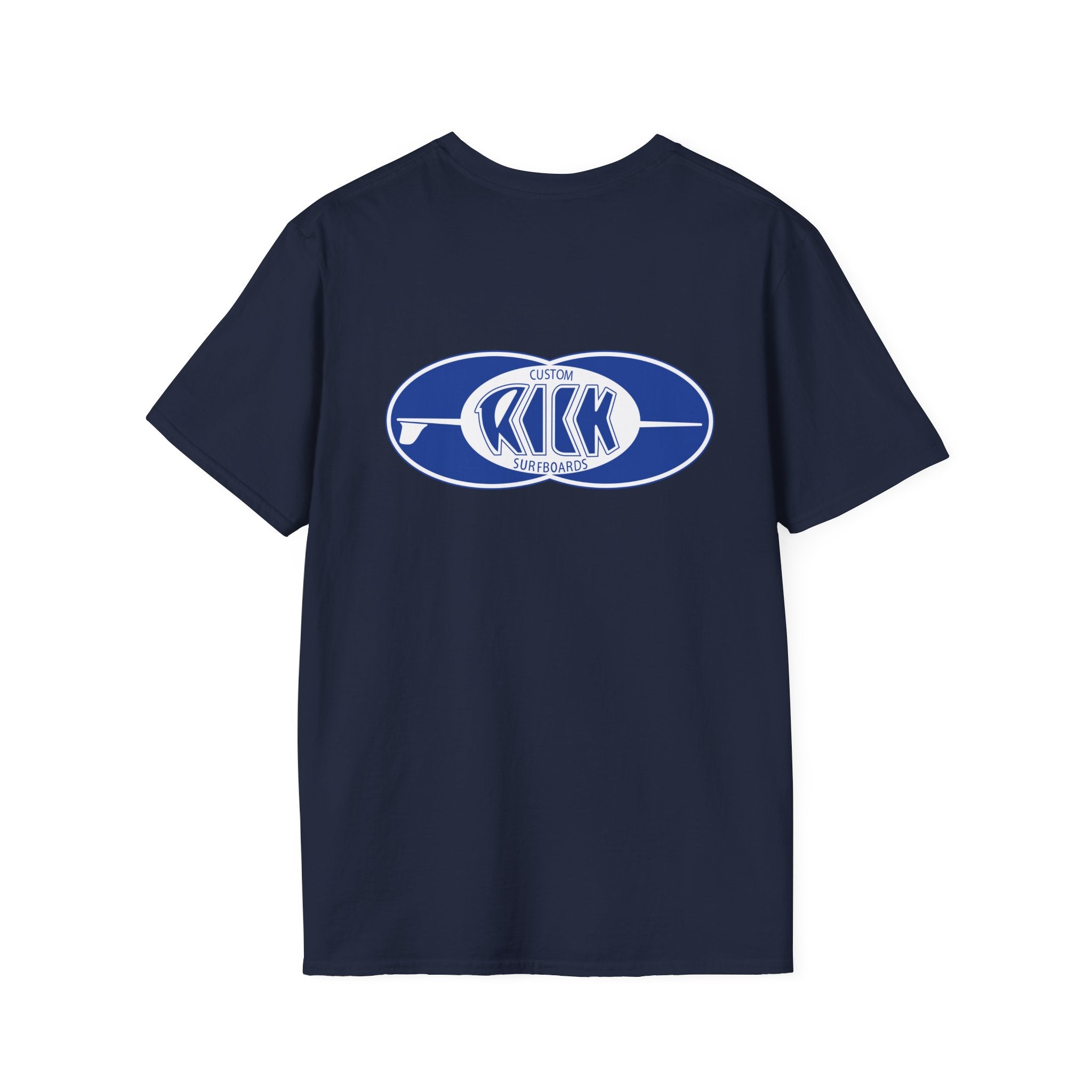 Rick Surfboards Unisex Softstyle T-Shirt Old School Hermosa Beach