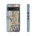 Phone Cases, Manhattan Beach California iPhone Samsung Google Tough Cases, Beach Lovers Gifts, Coastal Accessories, Ocean Phone Covers,