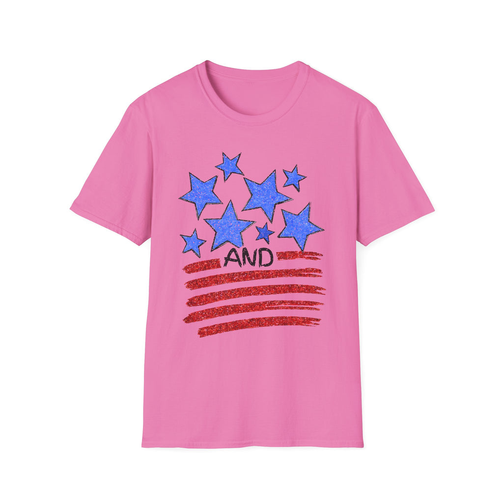 Stars and Stripes T-Shirt — Flag Graphic Patriotic Tee