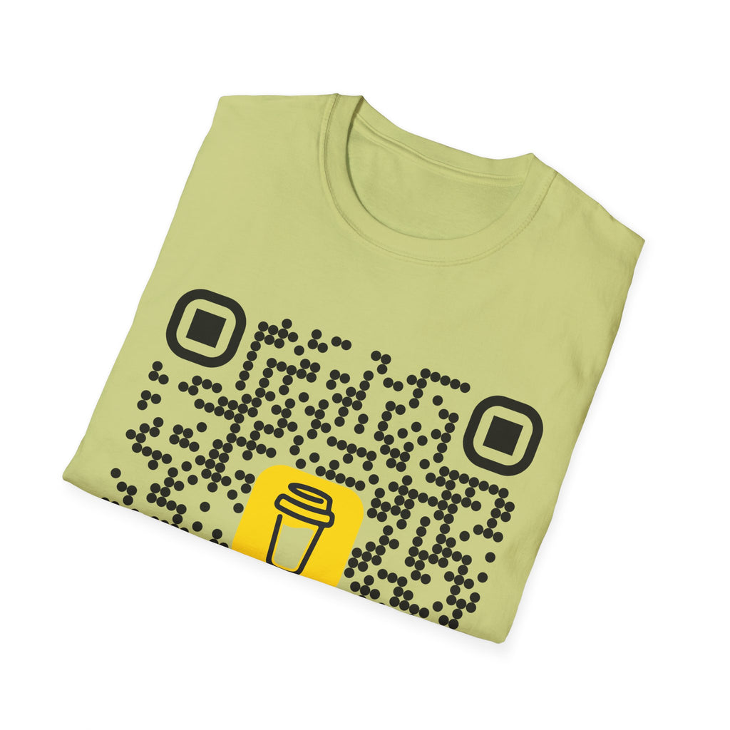 QR Code Coffee Tee — Scan-to-Order Coffee Shop T-Shirt