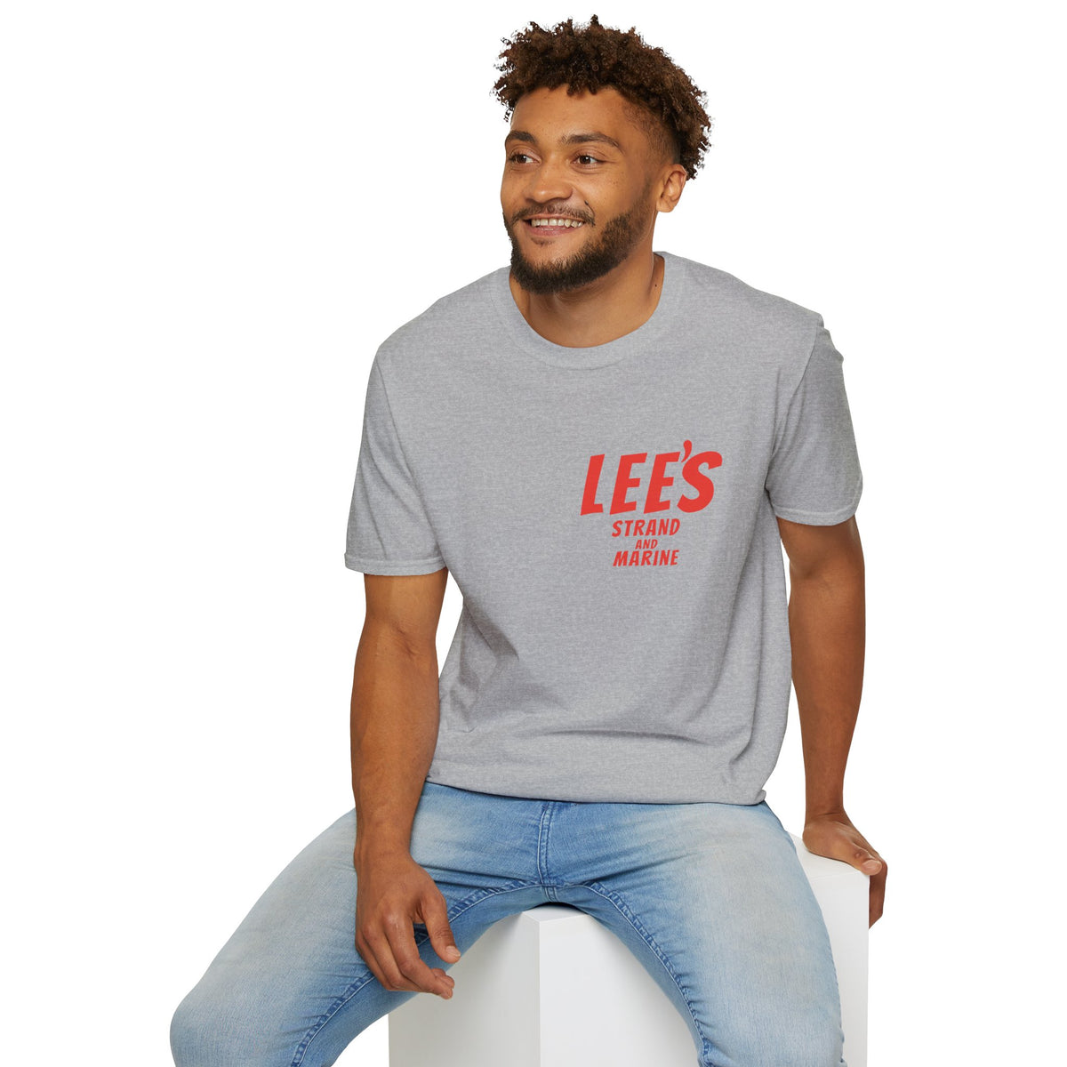 Greasy Lee's  Strand and Marine Old School T-Shirt | Manhattan Beach vintage surfer logo