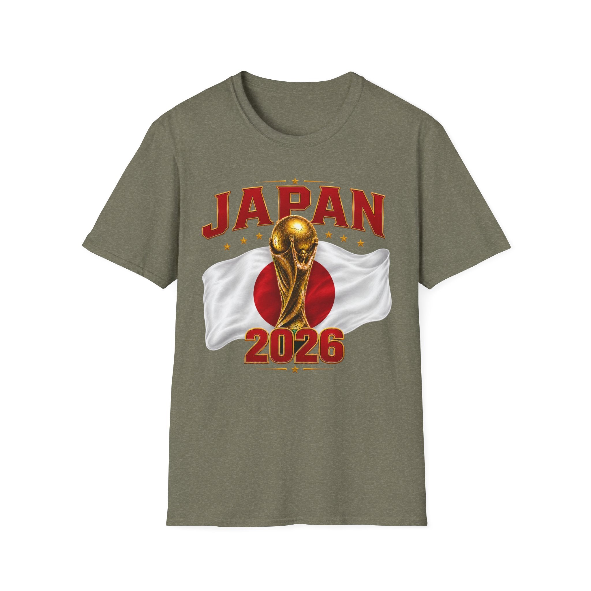 Japan 2026 World Cup T-Shirt — Golden Trophy Soccer Fan Tee
