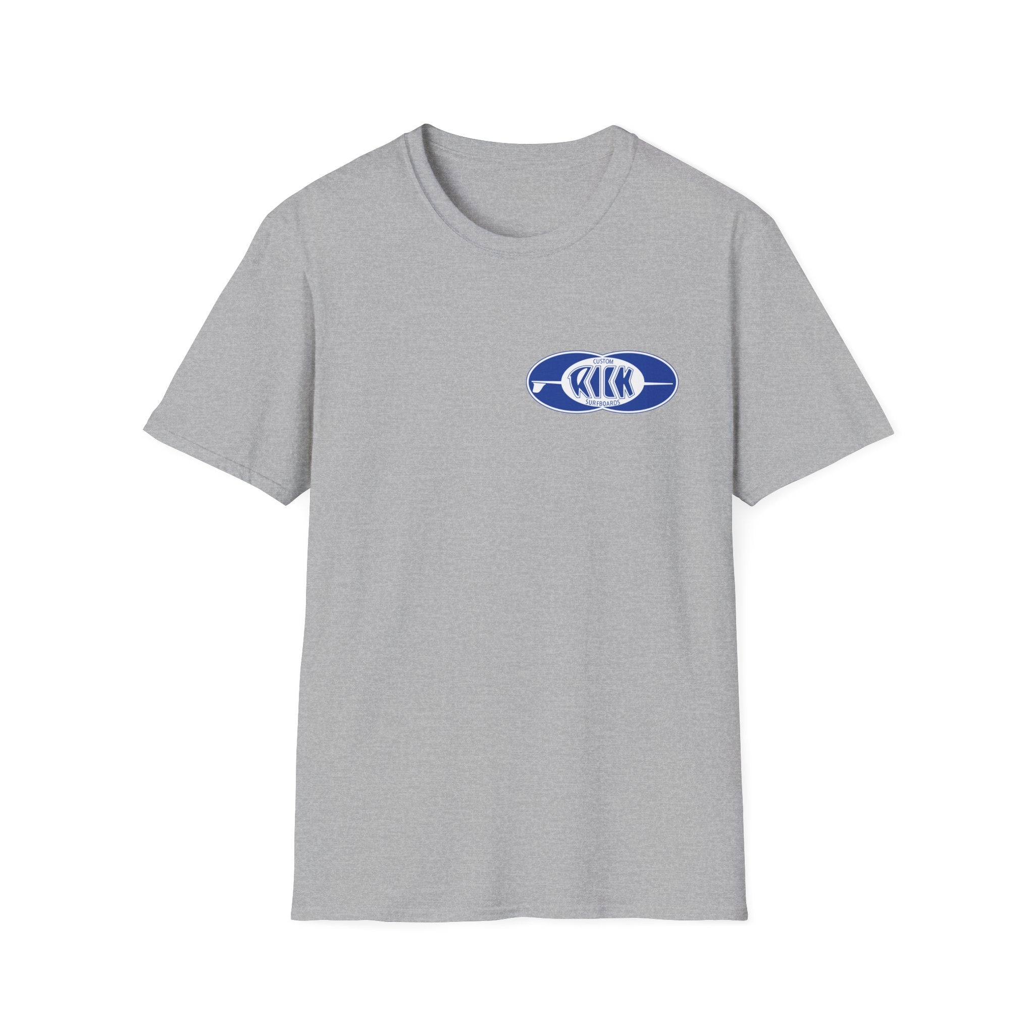 Rick Surfboards Unisex Softstyle T-Shirt Old School Hermosa Beach