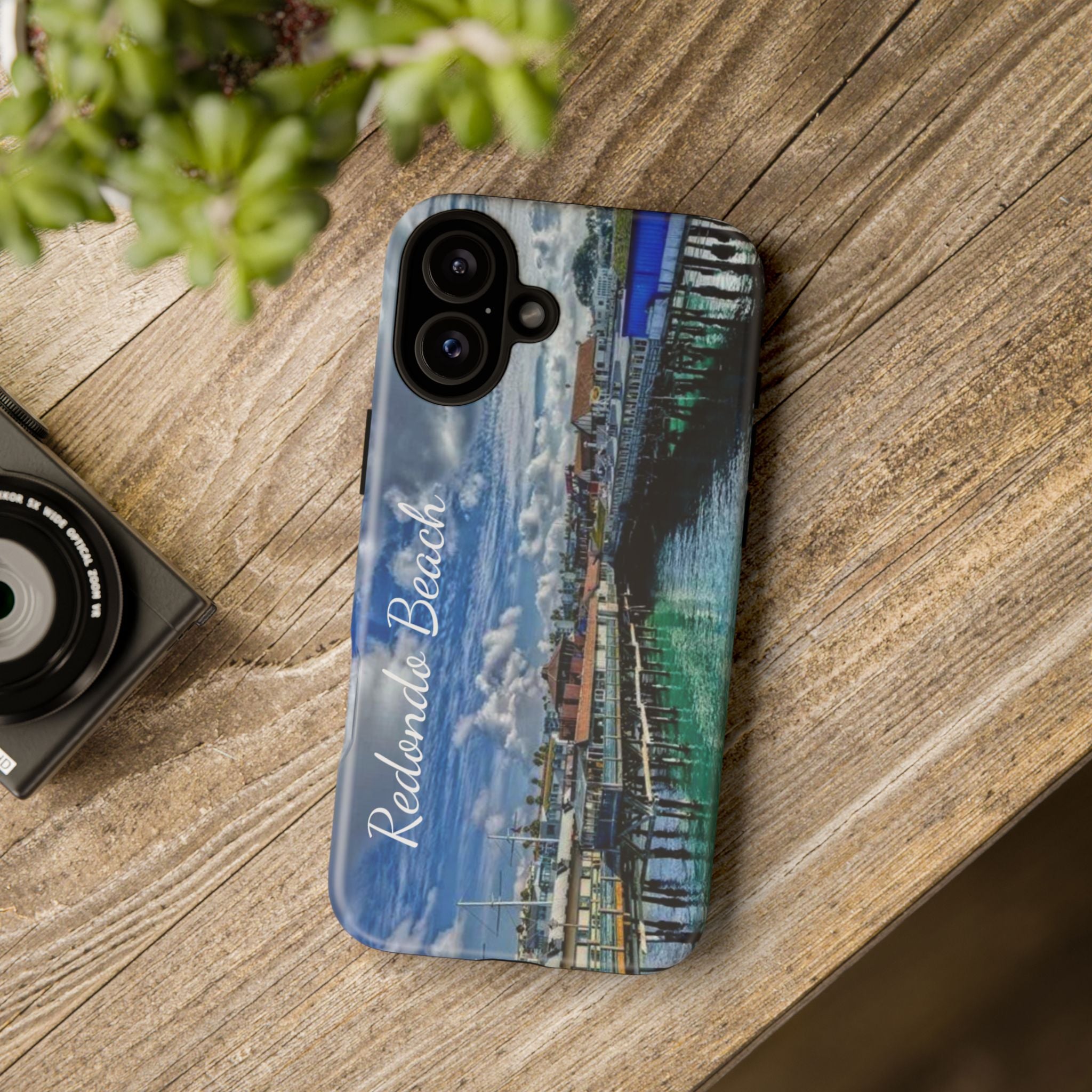Phone Cases, Redondo Beach California King Harbor Design, Protective Covers, iPhone Accessories, Samsung Accessories, Gift for Travelers
