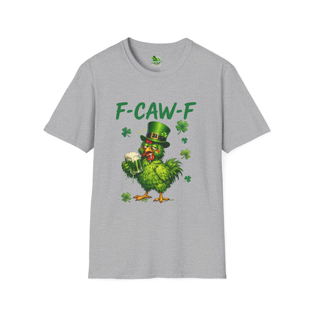F-CAW-F Leprechaun Chicken T-Shirt | St. Patrick's Day Shamrock Tee