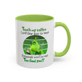 Grinch holding coffee Mug | Accent Coffee Mug 11oz 15oz