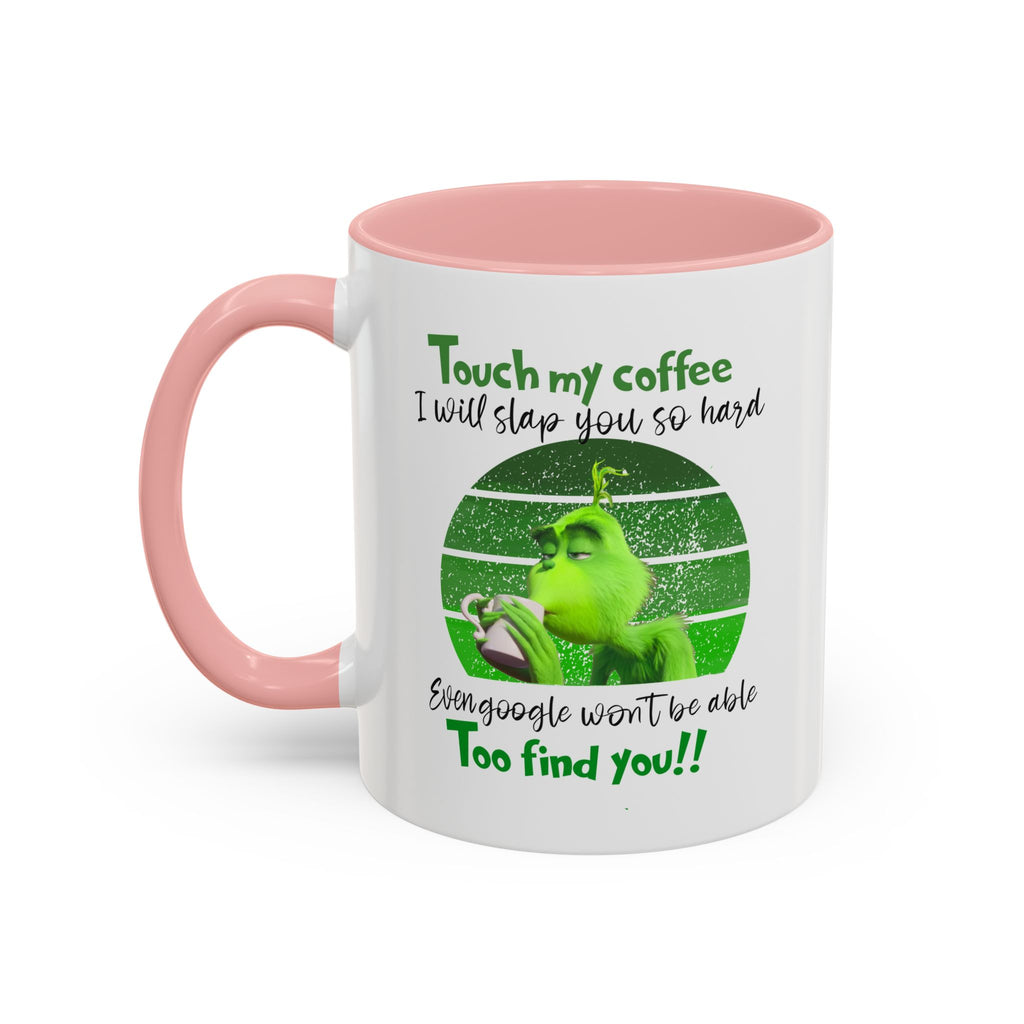 Grinch holding coffee Mug | Accent Coffee Mug 11oz 15oz