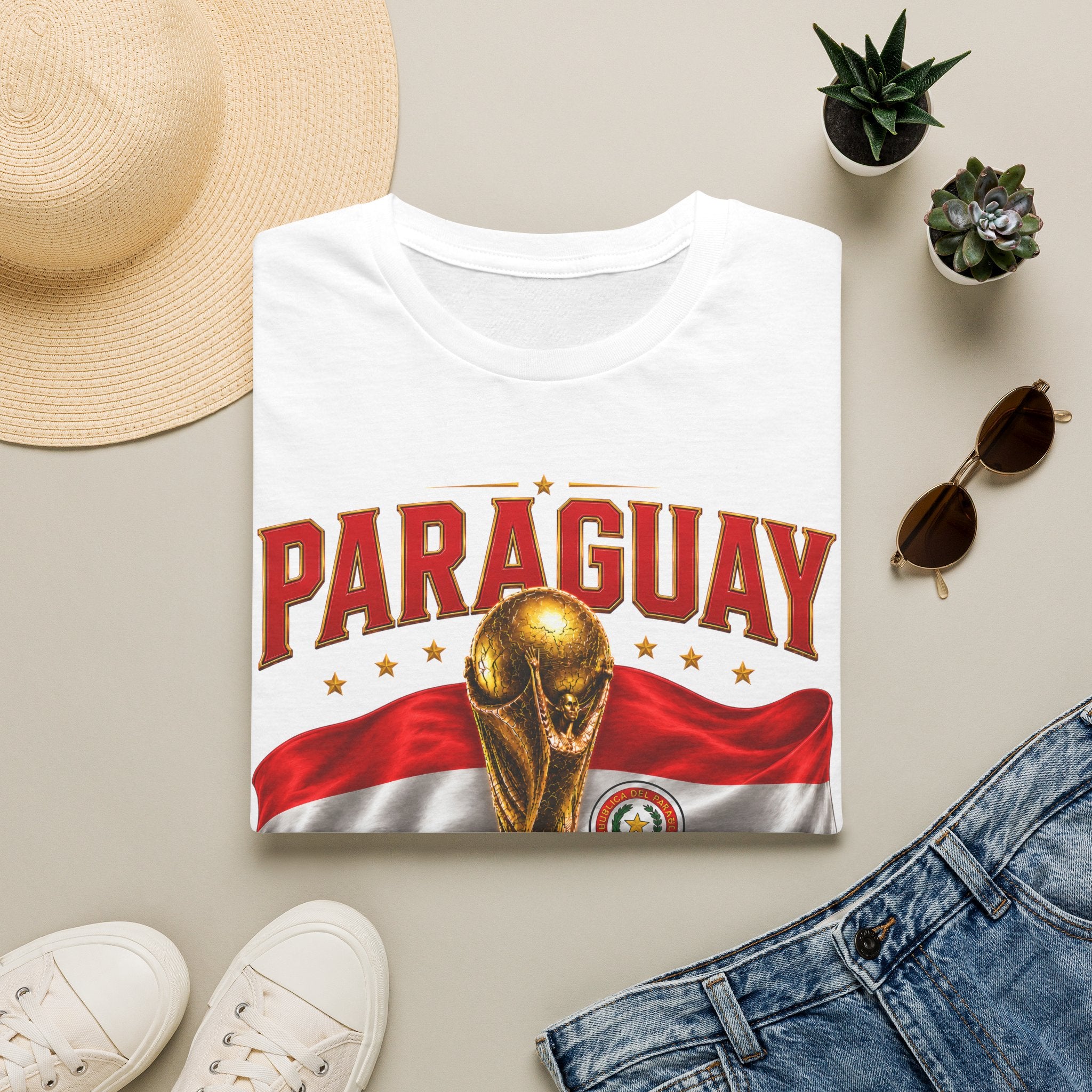 Paraguay 2026 World Cup T-Shirt — Fans Soccer Jersey Tee