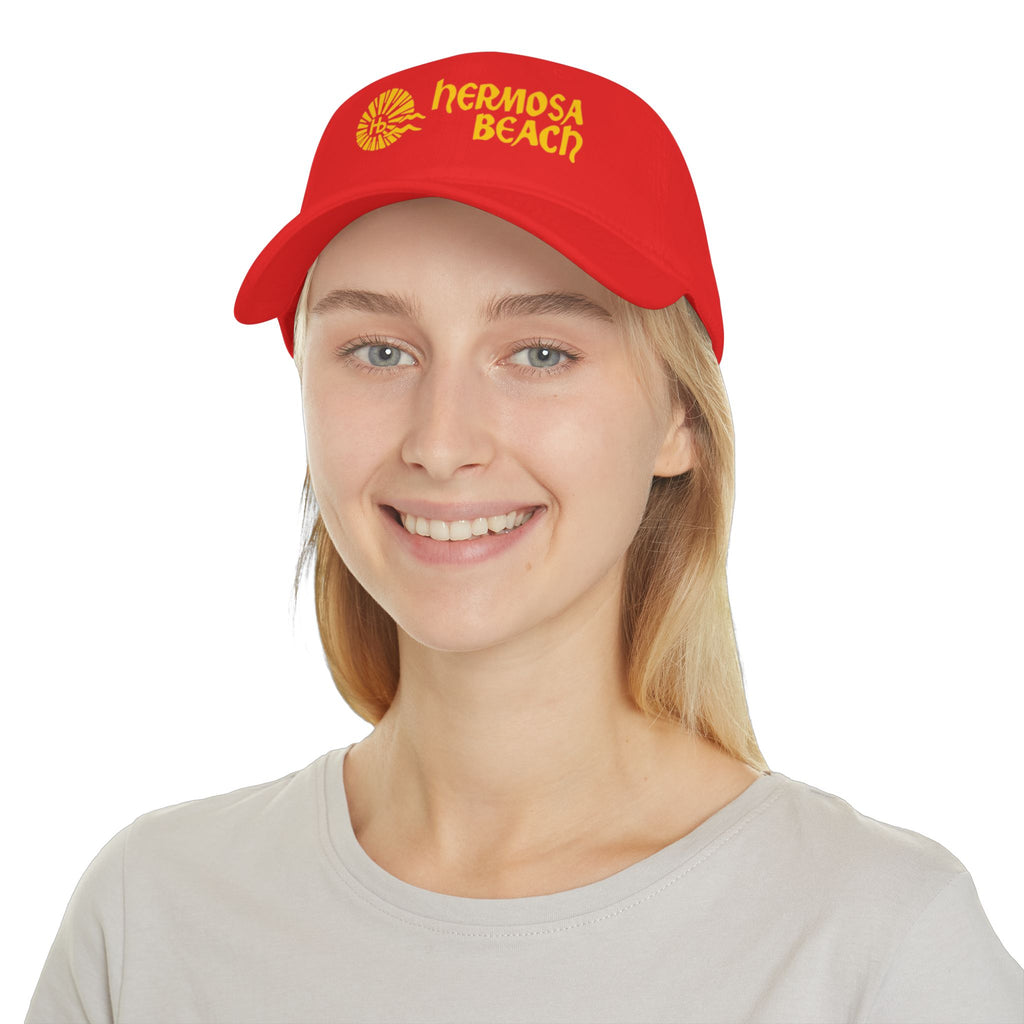 Hermosa Beach California / Low Profile Baseball Cap