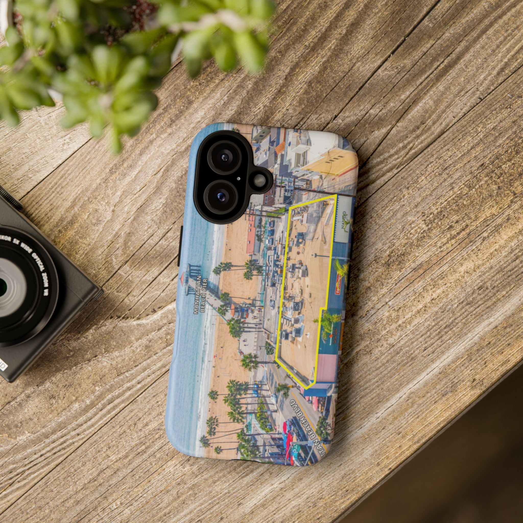 Phone Cases, Manhattan Beach California iPhone Samsung Google Tough Cases, Beach Lovers Gifts, Coastal Accessories, Ocean Phone Covers,