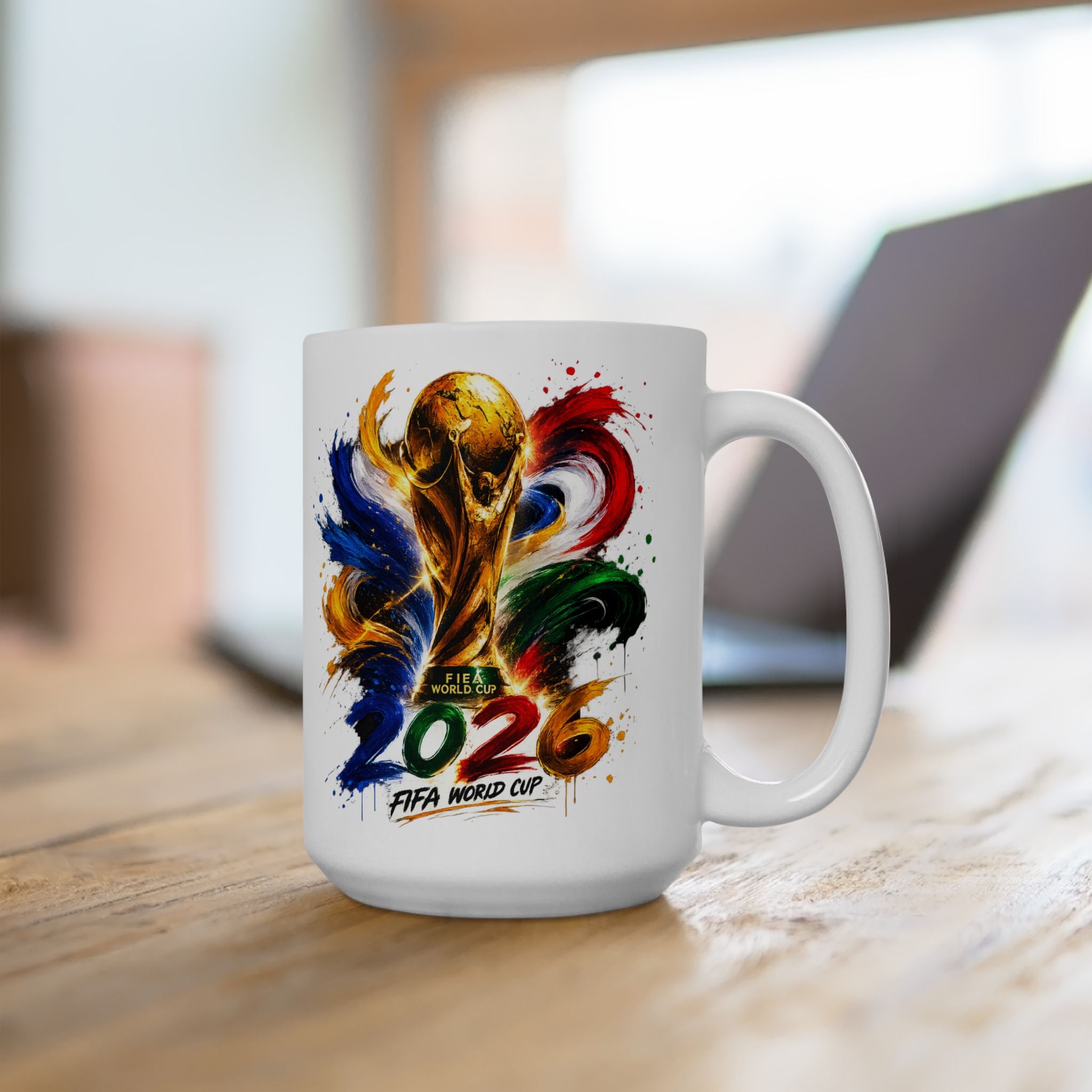 World Cup FIFA 2026 Ceramic Mug — Colorful 11oz & 15oz Coffee Cup