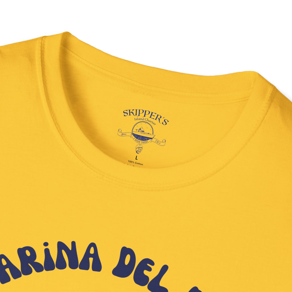 Marina Del Rey Ship Wheel logo T-Shirt | SS Minnow Island Charters, 3 Hour Tours