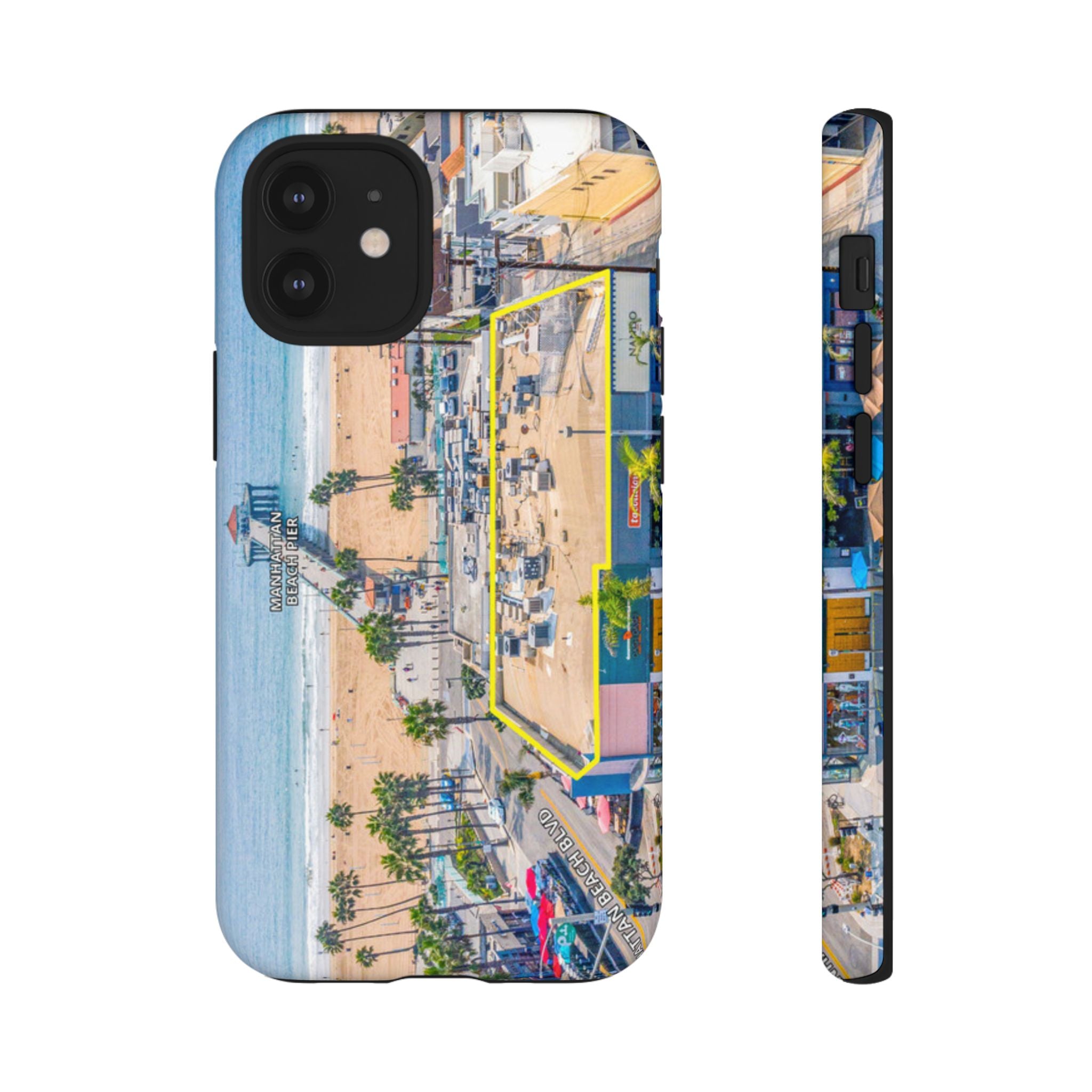 Phone Cases, Manhattan Beach California iPhone Samsung Google Tough Cases, Beach Lovers Gifts, Coastal Accessories, Ocean Phone Covers,