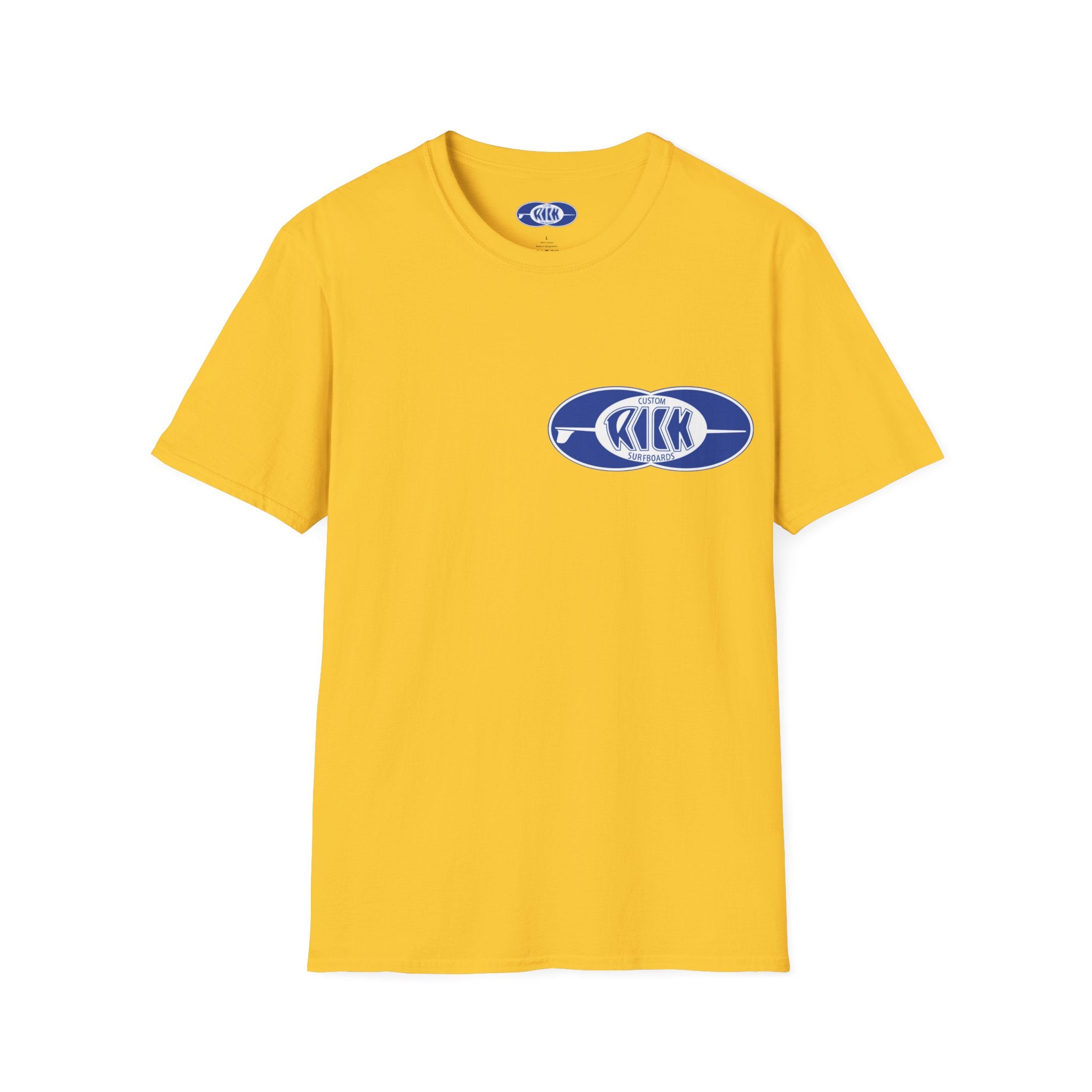 Rick Surfboards Graphic T-Shirt — Printed Front & Back (Multiple Colors)